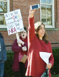 WVU faculty hold walkout protest of campus carry bill